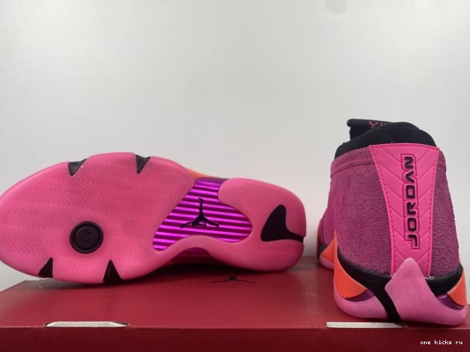 Rep 14 Jordan Low Pink (W) DH4121-600 Shocking Retro 0714